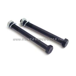 Jeu de goujons de fixation pour platine inférieure amortisseur arrière M9mm